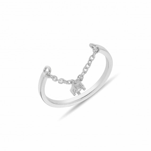 Chain Zirkonia Ring